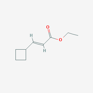 molecular formula C9H14O2 B1488108 (E)-Ethyl 3-cyclobutylacrylate CAS No. 100144-52-3