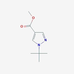 B1488109 Methyl 1-t-butyl-pyrazole-4-carboxylate CAS No. 861135-88-8