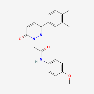 2-(3-(3,4-dimethylphenyl)-6-oxopyridazin-1(6H)-yl)-N-(4-methoxyphenyl)acetamide