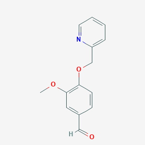 3-Methoxy-4-(pyridin-2-ylmethoxy)benzaldehyde