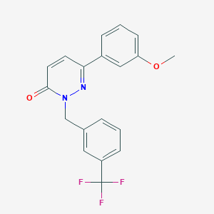 6-(3-methoxyphenyl)-2-(3-(trifluoromethyl)benzyl)pyridazin-3(2H)-one