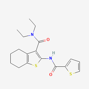 N,N-Diethyl-2-[(2-Thienylcarbonyl)amino]-4,5,6,7-Tetrahydro-1-Benzothiophene-3-Carboxamide