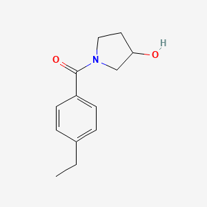 molecular formula C13H17NO2 B1488117 1-(4-乙基苯甲酰)吡咯烷-3-醇 CAS No. 1340056-03-2