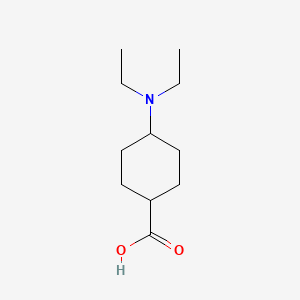 molecular formula C11H21NO2 B1488118 4-(Diethylamino)cyclohexane-1-carboxylic acid CAS No. 1378798-38-9