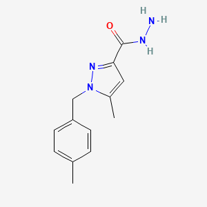 1-(4-Methylbenzyl)-5-methyl-1H-pyrazole-3-carbohydrazide