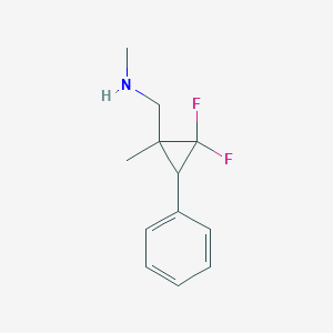 1-(2,2-difluoro-1-methyl-3-phenylcyclopropyl)-N-methylmethanamine