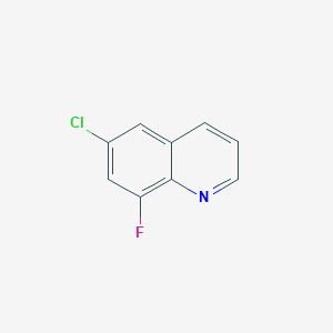 molecular formula C9H5ClFN B1488121 6-Chloro-8-fluoroquinoline CAS No. 52200-53-0