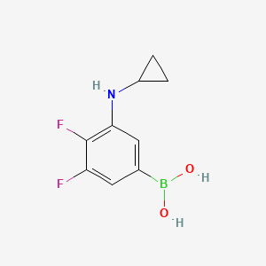 (3-(Cyclopropylamino)-4,5-difluorophenyl)boronic acid