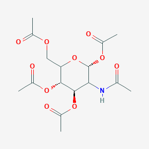 molecular formula C16H23NO10 B14881251 [(3S,4R,6R)-5-acetamido-3,4,6-triacetyloxyoxan-2-yl]methyl acetate 