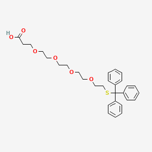 molecular formula C30H36O6S B14881270 Trt-PEG4-C2-acid 