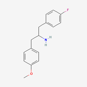 molecular formula C16H18FNO B14881313 1-(4-Fluorophenyl)-3-(4-methoxyphenyl)propan-2-amine 