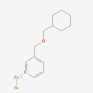 3-[(Cyclohexanemethoxy)methyl]phenylZinc bromide