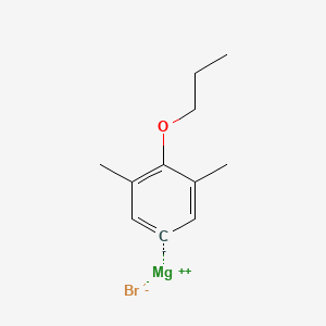 molecular formula C11H15BrMgO B14881363 (3,5-Dimethyl-4-N-propyloxyphenyl)magnesium bromide 