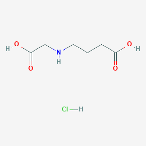 molecular formula C6H12ClNO4 B14881388 4-[(Carboxymethyl)amino]butanoic acid HCl 