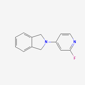 2-(2-Fluoro-4-pyridinyl)-2,3-dihydro-1H-isoindole