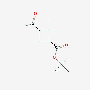 tert-butyl (1R,3S)-3-acetyl-2,2-dimethylcyclobutane-1-carboxylate