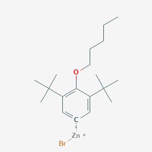 (3,5-Di-t-butyl-4-(n-pentyloxy)phenyl)Zinc bromide