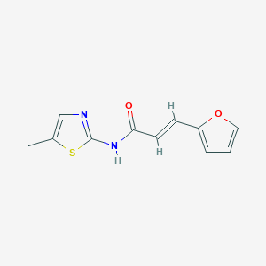 molecular formula C11H10N2O2S B14881465 (E)-3-(furan-2-yl)-N-(5-methylthiazol-2-yl)acrylamide 