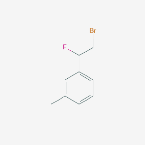 molecular formula C9H10BrF B1488147 1-(2-溴-1-氟乙基)-3-甲基苯 CAS No. 242148-57-8