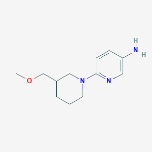 6-(3-(Methoxymethyl)piperidin-1-yl)pyridin-3-amine