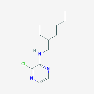molecular formula C12H20ClN3 B1488149 3-chloro-N-(2-ethylhexyl)pyrazin-2-amine CAS No. 1693962-82-1