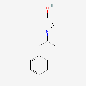 molecular formula C12H17NO B1488153 1-(1-Phenylpropan-2-yl)azetidin-3-ol CAS No. 54431-37-7