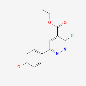 Ethyl 3-chloro-6-(4-methoxyphenyl)pyridazine-4-carboxylate