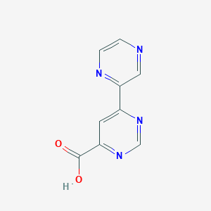 6-(Pyrazin-2-yl)pyrimidine-4-carboxylic acid