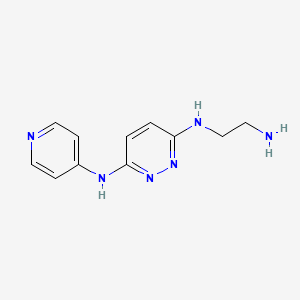N-(2-Amino-ethyl)-N'-pyridin-4-yl-pyridazine-3,6-diamine