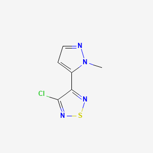 3-chloro-4-(1-methyl-1H-pyrazol-5-yl)-1,2,5-thiadiazole