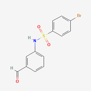4-Bromo-N-(3-formylphenyl)benzenesulfonamide