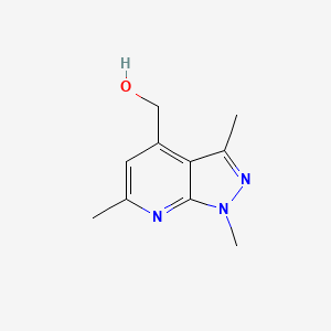 (1,3,6-trimethyl-1H-pyrazolo[3,4-b]pyridin-4-yl)methanol