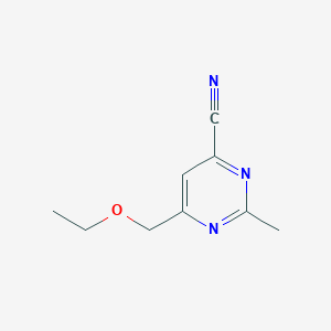 6-(Ethoxymethyl)-2-methylpyrimidine-4-carbonitrile