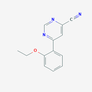 6-(2-Ethoxyphenyl)pyrimidine-4-carbonitrile