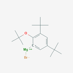 molecular formula C18H29BrMgO B14881857 (2-t-Butoxy-3,5-di-tert-butylphenyl)magnesium bromide 