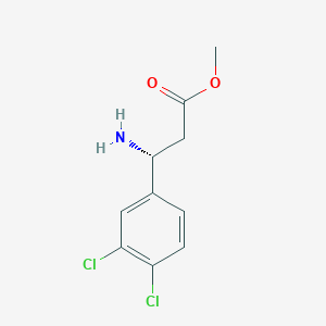 methyl (3R)-3-amino-3-(3,4-dichlorophenyl)propanoate