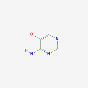 molecular formula C6H9N3O B1488189 5-methoxy-N-methylpyrimidin-4-amine CAS No. 1447967-24-9
