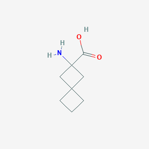 molecular formula C8H13NO2 B1488190 2-Aminospiro[3.3]heptane-2-carboxylic acid CAS No. 1378703-61-7