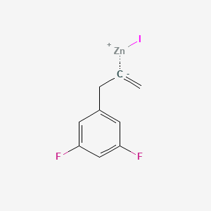 molecular formula C9H7F2IZn B14881923 3-(3,5-Difluorophenyl)-2-propenylzinc iodide 