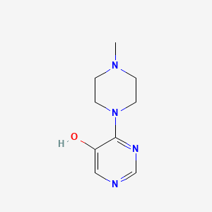 4-(4-Methylpiperazin-1-yl)pyrimidin-5-ol