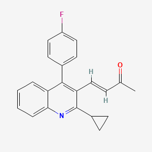 (E)-4-(2-Cyclopropyl-4-(4-fluorophenyl)quinolin-3-yl)but-3-en-2-one