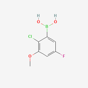 (2-Chloro-5-fluoro-3-methoxyphenyl)boronic acid