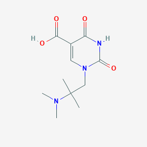 1-(2-(Dimethylamino)-2-methylpropyl)-2,4-dioxo-1,2,3,4-tetrahydropyrimidine-5-carboxylic acid