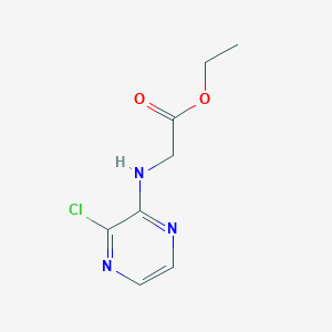 Ethyl 2-[(3-chloropyrazin-2-yl)amino]acetate