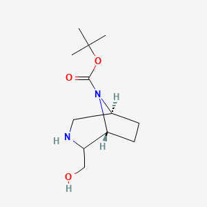 tert-butyl (1R,5S)-2-(hydroxymethyl)-3,8-diazabicyclo[3.2.1]octane-8-carboxylate