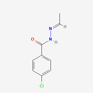 molecular formula C9H9ClN2O B14882099 (E)-4-chloro-N'-ethylidenebenzohydrazide 