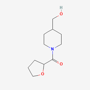[1-(Oxolane-2-carbonyl)piperidin-4-yl]methanol