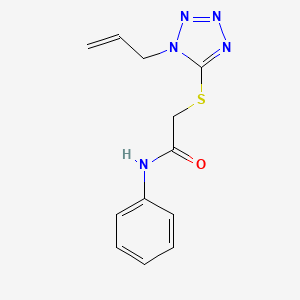 2-((1-allyl-1H-tetrazol-5-yl)thio)-N-phenylacetamide