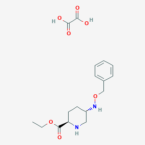 Ethyl (2R,5S)-5-(Cbz-amino)-piperidine-2-carboxylate oxalate