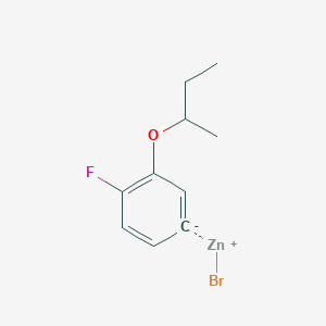 (3-sec-Butyloxy-4-fluorophenyl)Zinc bromide